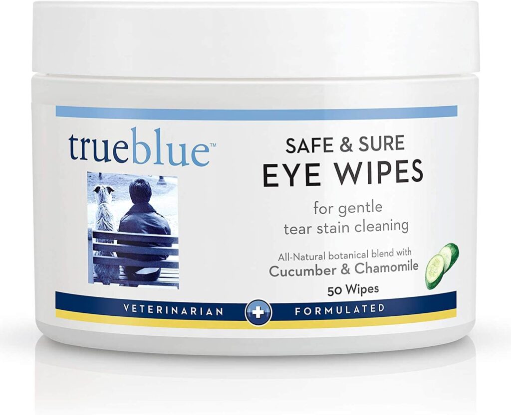 TrueBlue Safe and Sure Dog Eye Wipes